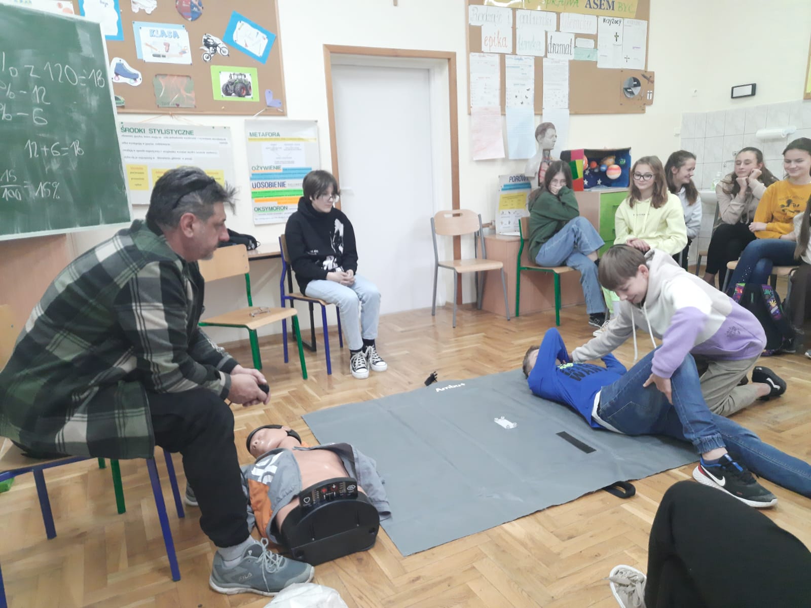 Spotkanie z ratownikiem medycznym