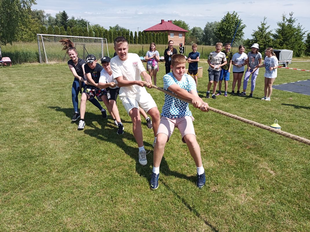 Uczestnicy II Rajdu Rowerowego