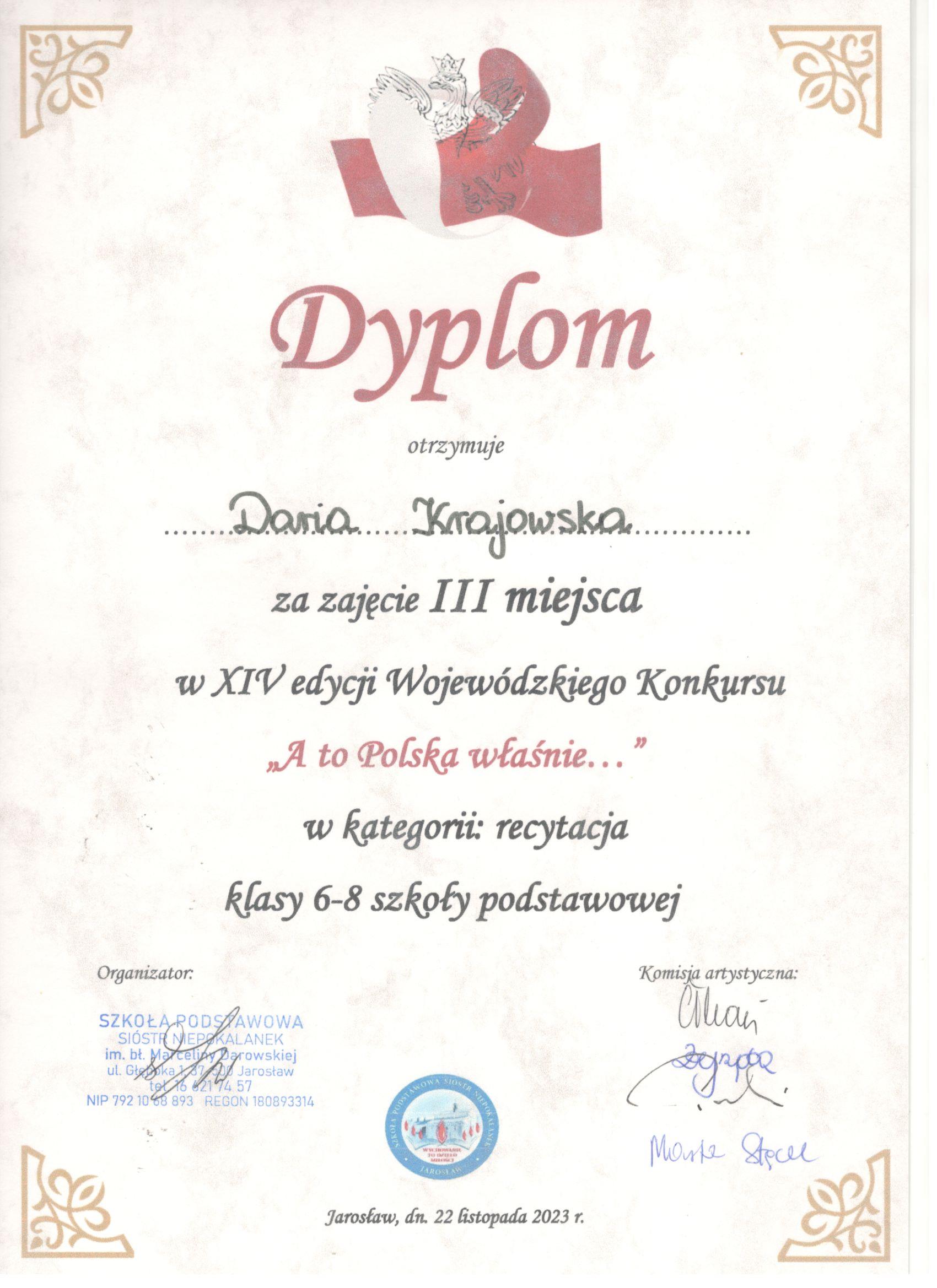 konkurs A to Polska właśnie